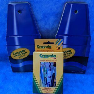 Crayola cards and 2 Memo pads